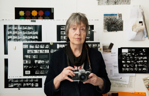 Christine Ljubanovic in her studio in Paris